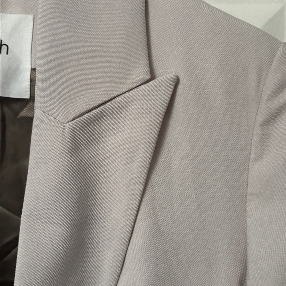 NWT [$495] Ba&sh Women's cream Double-Breasted Trench Coat. Manteau Stan. 2 - Picture 7 of 14